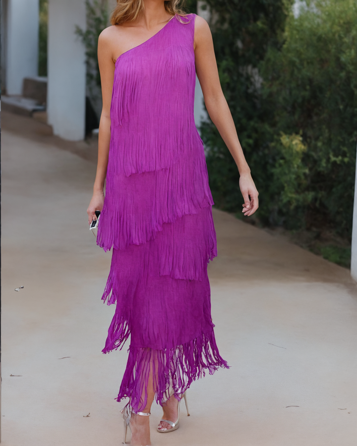Neomi | Elegantes schulterfreies Kleid